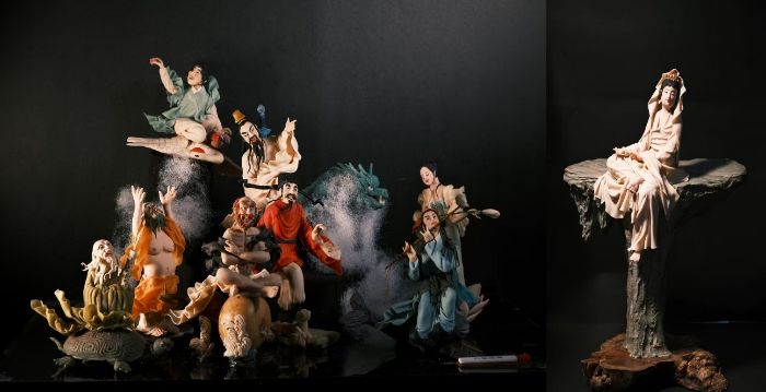李春芳老师面塑作品